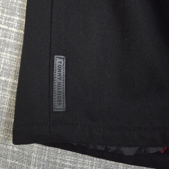 Tommy Hilfiger Classic Bomber Jacket Wool Blend Black Quilted Lining Men's XL - Picture 13 of 15